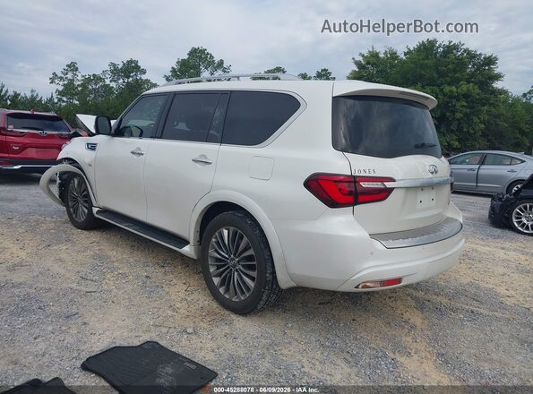 JN8AZ2NF8K9689372 2019 INFINITI QX80 White Trasero izquierdo