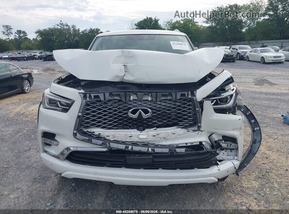 JN8AZ2NF8K9689372 2019 INFINITI QX80 White Vista del cuadro de instrumentos