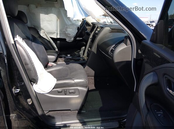 JN8AZ2NF8L9701814 2020 INFINITI QX80 Black Front interior view