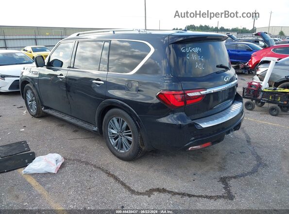 JN8AZ2NF9K9683385 2019 INFINITI QX80 Black Հետևի ձախ