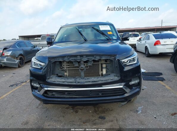 JN8AZ2NF9K9683385 2019 INFINITI QX80 Black Առջևի վահանակի տեսք