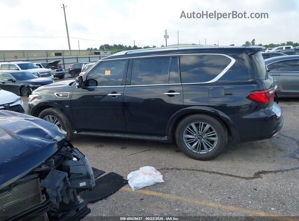 JN8AZ2NF9K9683385 2019 INFINITI QX80 Black Սալոնի հետևի տեսք
