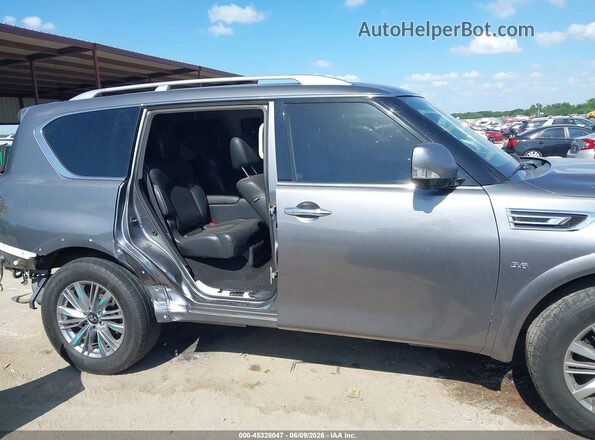 JN8AZ2NF9K9685251 2019 INFINITI QX80 Silver Rear interior view