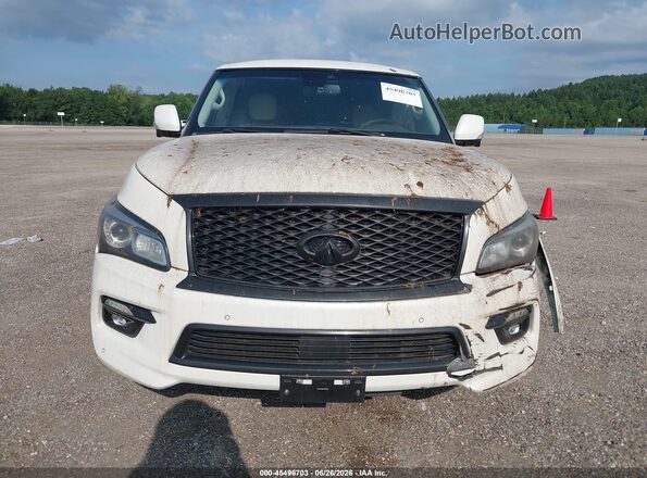 JN8AZ2NFXH9645141 2017 INFINITI QX80 White Vista interior trasera