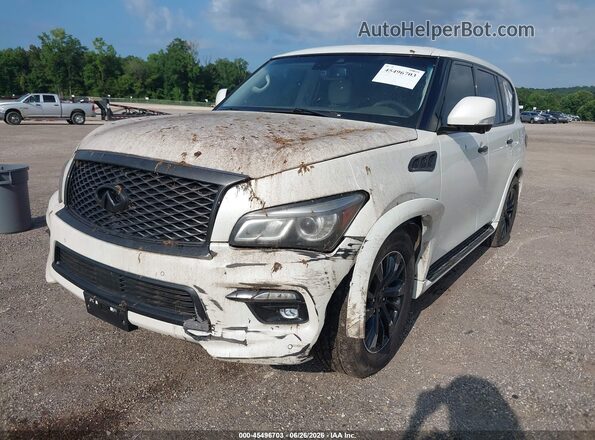 JN8AZ2NFXH9645141 2017 INFINITI QX80 White Vista frontal