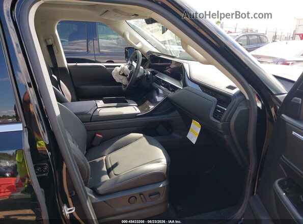 JN8AZ3AB8S9404789 2025 INFINITI QX80 Black Widok wnętrza z przodu