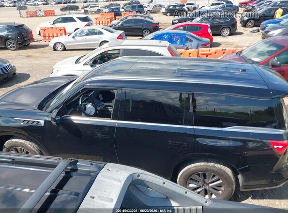 JN8AZ3AB8S9404789 2025 INFINITI QX80 Black Widok wnętrza z tyłu