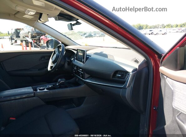 JN8BT3AB1PW190629 2023 NISSAN ROGUE Red წინა სალონის ხედი