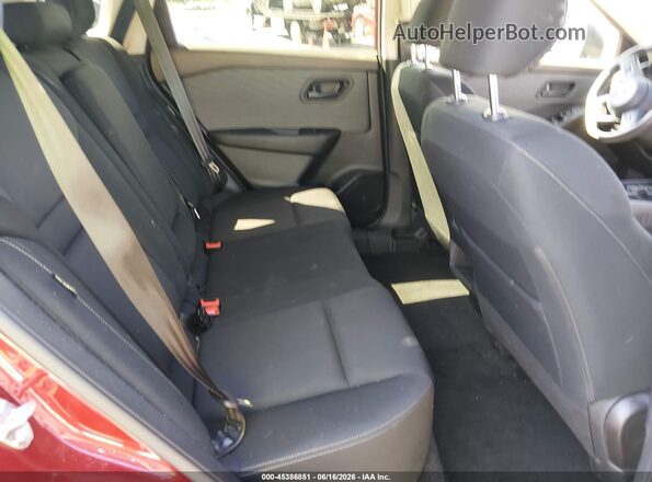 JN8BT3AB1PW190629 2023 NISSAN ROGUE Red VIN კოდის სტიკერის ხედი
