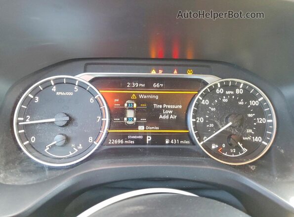 JN8BT3BA1PW012760 2023 NISSAN ROGUE Red Instrument cluster view