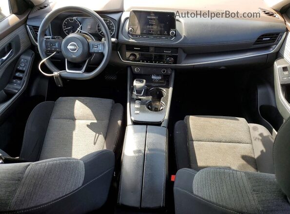 JN8BT3BA1PW428162 2023 NISSAN ROGUE Black წინა პანელის ხედი