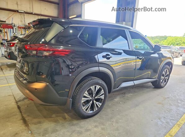 JN8BT3BA2PW424069 2023 NISSAN ROGUE Черный Задняя правая четверть