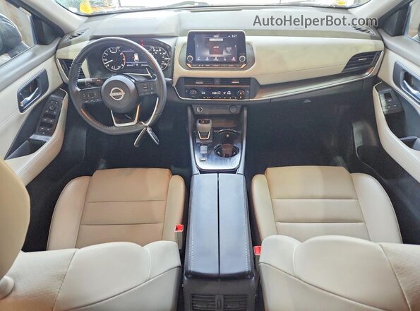 JN8BT3BA2PW424069 2023 NISSAN ROGUE Черный Вид панели приборов