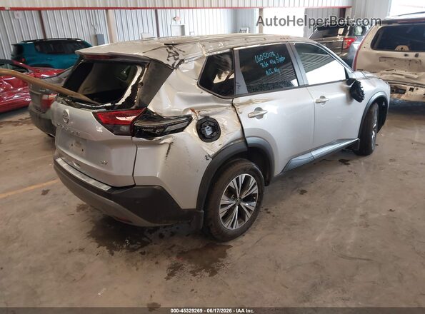 JN8BT3BA3PW424758 2023 NISSAN ROGUE Silver Задня права чверть