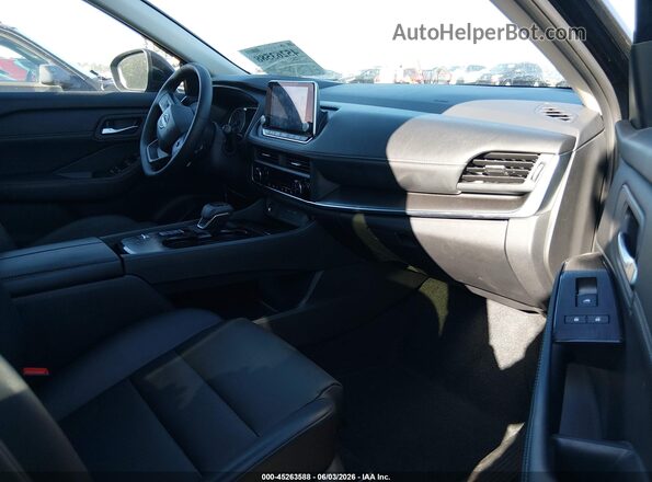 JN8BT3BA3SW007858 2025 NISSAN ROGUE Black Вид салону спереду