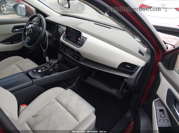 JN8BT3BA3SW344188 2025 NISSAN ROGUE Burgundy Սալոնի դիմացի տեսք