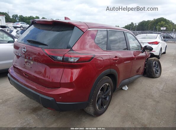 JN8BT3BA3SW344188 2025 NISSAN ROGUE Burgundy Հետևի աջ