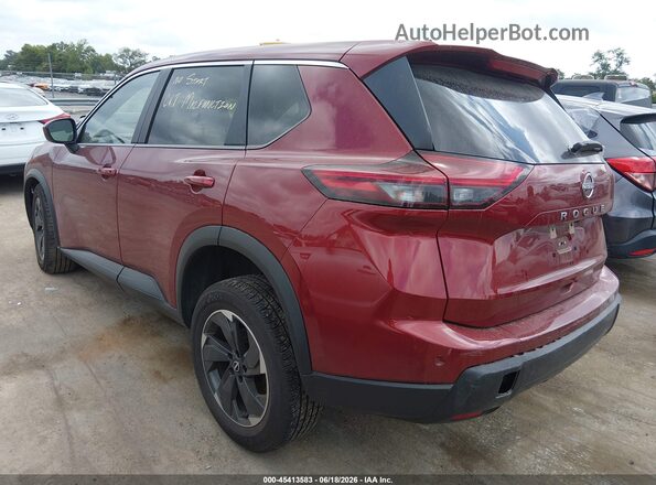 JN8BT3BA3SW344188 2025 NISSAN ROGUE Burgundy Հետևի ձախ