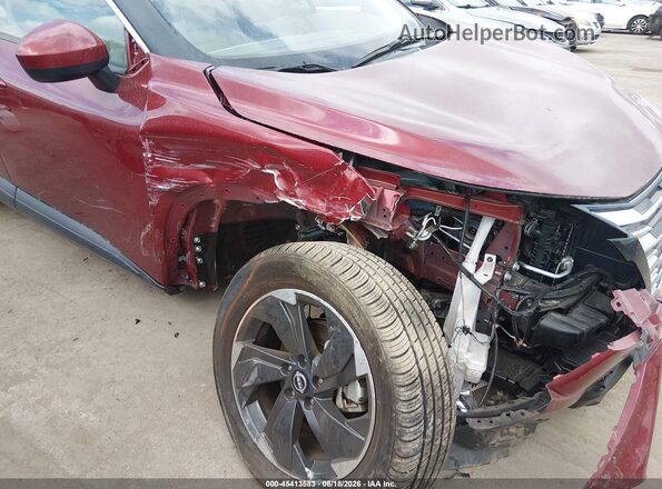 JN8BT3BA3SW344188 2025 NISSAN ROGUE Burgundy Դիմացի տեսք