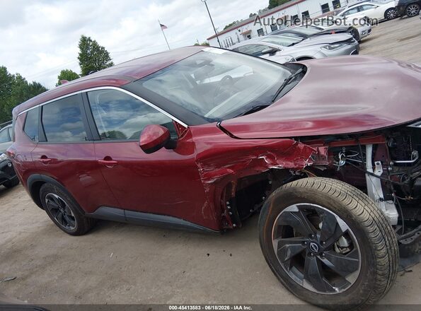 JN8BT3BA3SW344188 2025 NISSAN ROGUE Burgundy Սալոնի հետևի տեսք