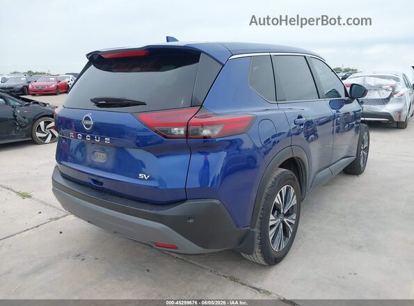 JN8BT3BA4PW007939 2023 NISSAN ROGUE Синий Задняя правая четверть