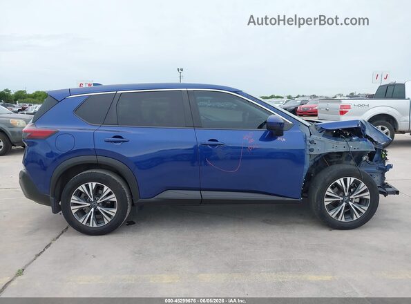 JN8BT3BA4PW007939 2023 NISSAN ROGUE Синий Панорамный вид салона 360°
