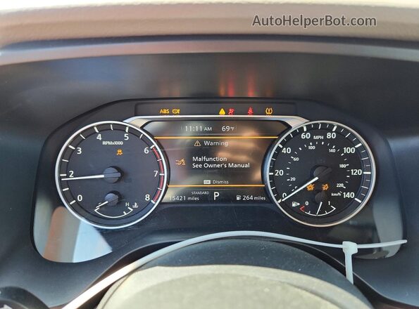 JN8BT3BA4PW435476 2023 NISSAN ROGUE Black Սարքավորումների վահանակի տեսք