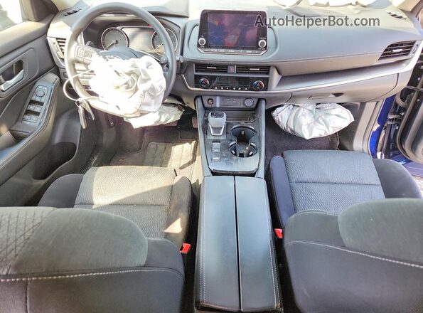 JN8BT3BA4RW353752 2024 NISSAN ROGUE Blue Առջևի վահանակի տեսք