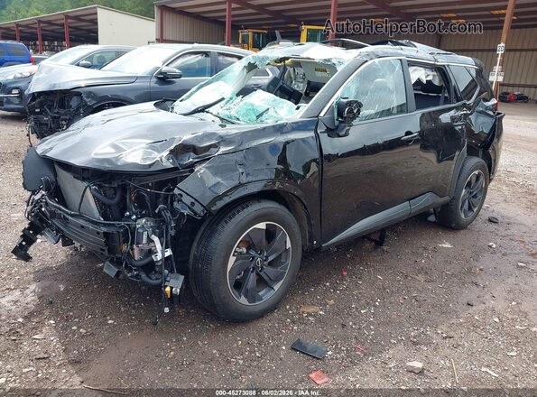 JN8BT3BA5SW008784 2025 NISSAN ROGUE Black Առջևի ձախ երեք քառորդ տեսարան