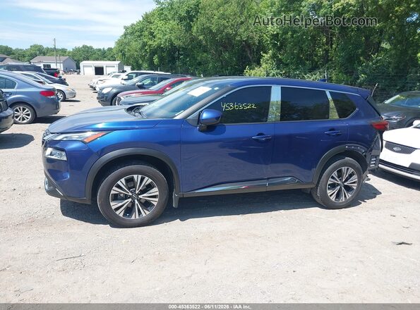 JN8BT3BA6PW015234 2023 NISSAN ROGUE Синий Панорамный вид салона 360°