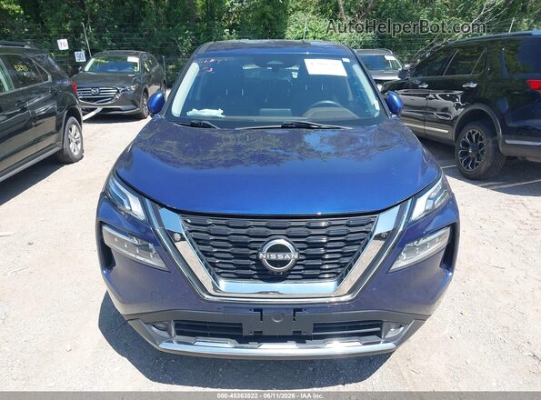 JN8BT3BA6PW015234 2023 NISSAN ROGUE Синий Вид щитка приборов