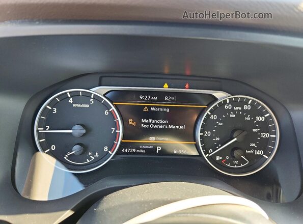 JN8BT3BA6PW411907 2023 NISSAN ROGUE Gray Вид щитка приладів