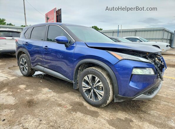 JN8BT3BA6PW413642 2023 NISSAN ROGUE Blue Przód prawy