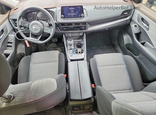 JN8BT3BA6PW413642 2023 NISSAN ROGUE Blue Widok deski rozdzielczej