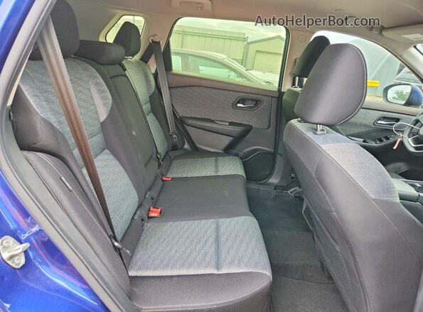 JN8BT3BA6PW413642 2023 NISSAN ROGUE Blue Widok tylnych siedzeń