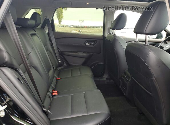 JN8BT3BA6PW426827 2023 NISSAN ROGUE Black Հետևի նստատեղերի տեսք