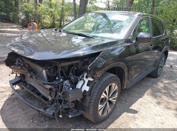 JN8BT3BA7PW005084 2023 NISSAN ROGUE Black Vista tres cuartos delantera izquierda
