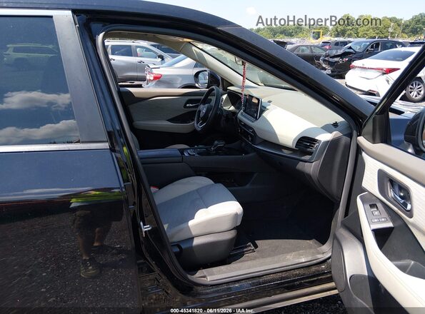 JN8BT3BA7PW434810 2023 NISSAN ROGUE Black Widok wnętrza z przodu