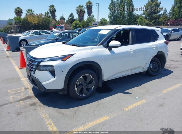 JN8BT3BA7RW362378 2024 NISSAN ROGUE White Առջևի ձախ երեք քառորդ տեսարան