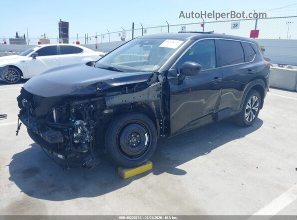 JN8BT3BA8PW427140 2023 NISSAN ROGUE Black Передня ліва чверть