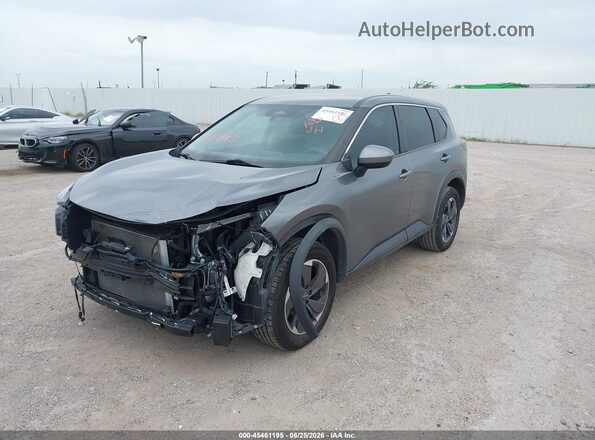 JN8BT3BA9RW000293 2024 NISSAN ROGUE Gray Առջևի ձախ երեք քառորդ տեսարան