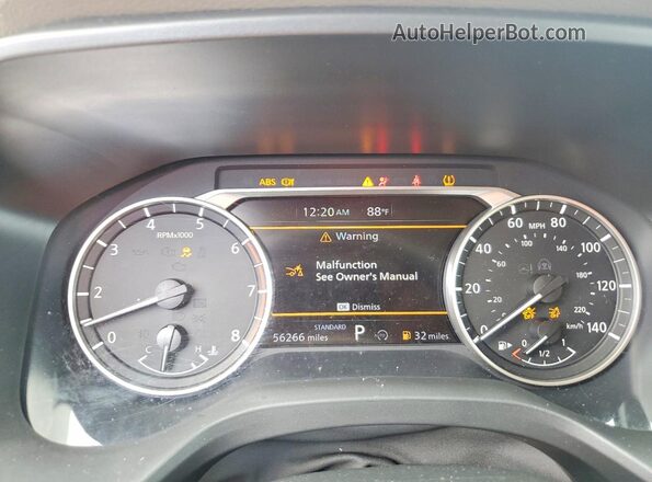 JN8BT3BA9SW344325 2025 NISSAN ROGUE Burgundy Вид щитка приладів