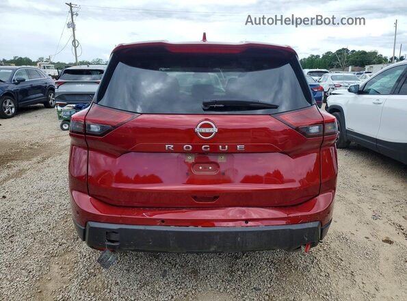 JN8BT3BA9SW344325 2025 NISSAN ROGUE Burgundy Вид ззаду