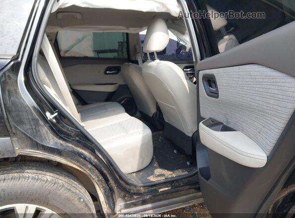 JN8BT3BAXPW436129 2023 NISSAN ROGUE Black VIN კოდის სტიკერის ხედი