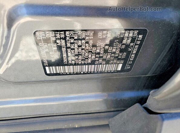 JN8BT3BAXRW360821 2024 NISSAN ROGUE Gray Вид наклейки з VIN-кодом