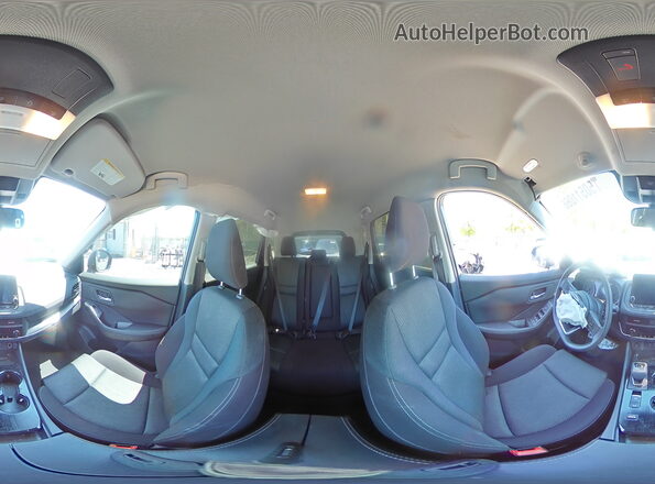 JN8BT3BAXRW360821 2024 NISSAN ROGUE Gray Панорамний вид салону 360°