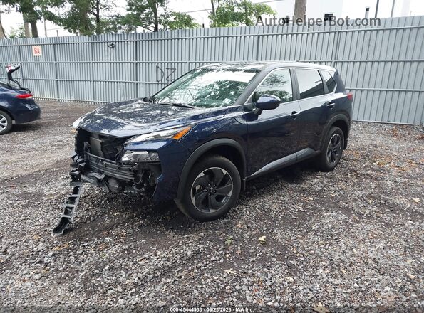 JN8BT3BB0SW153580 2025 NISSAN ROGUE Синий Передняя левая четверть