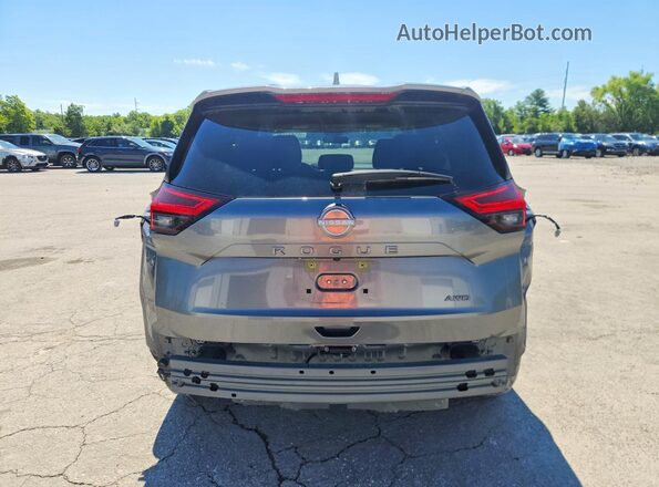 JN8BT3BB1SW154074 2025 NISSAN ROGUE Gray უკანა ხედი