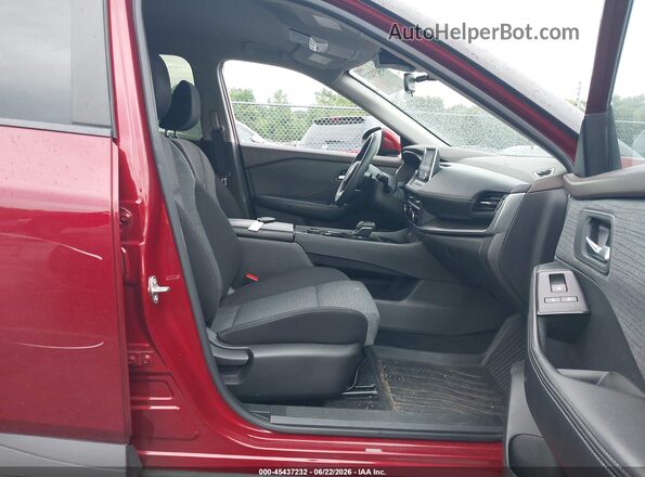JN8BT3BB3PW196303 2023 NISSAN ROGUE Burgundy Vista interior delantera