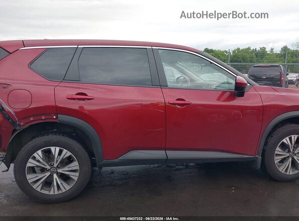 JN8BT3BB3PW196303 2023 NISSAN ROGUE Burgundy Vista interior trasera